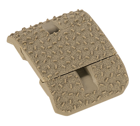 [840815145202] Magpul MAG1365-FDE Rail Covers Type 2 Half Slot for M-LOK, FDE Aggressive Textured Polymer