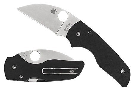 [716104017133] Spyderco C230GPWC Lil' Native  2.44" Folding Wharncliffe Plain CPM S30V SS Blade/Black Textured G10 Handle Includes Pocket Clip