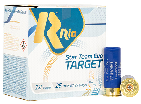 [8435101643429] Rio Ammunition STT32LR75 Team Target  12Gauge 2.75" 1 1/8oz 7.5Shot 25 Per Box/10 Case