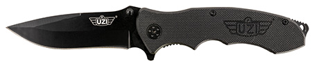[024718926704] Uzi Accessories UZKFDR006 UZI Responder VI Black, Stainless-Steel Blade