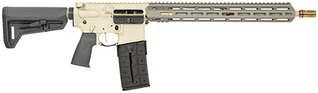 [850035705766] Q LLC SW55616INRIFLECALI Sugar Weasel *CA Compliant 223 Rem/5.56 NATO 10+1 16" Gray Threaded Barrel, Flat Dark Earth 15" M-LOK Handguard, Gray Synthetic Magpul SL-K Stock, California Paddle Grip