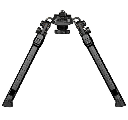 [7290111586804] FAB Defense FXSPIKEMB Spike Tactical Bipod 7.09"- 9.88" Adj., Rotating  &  Tilting, Rubber Feet, Includes Leg Extensions, M-LOK Rail Compatible Black Polymer  &  Aluminum