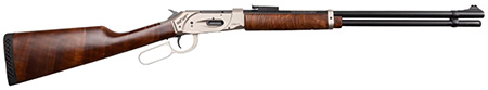 [643477863534] Gforce Arms GFLVRNKLS Saddlehorn  410 Gauge 2.5" 9+1 20" Nickel Barrel/Rec, Turkish Walnut Stock, Adj. Fiber Optic Sights