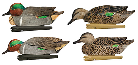 [810280080810] Avian X AVXAVX8081 Topflight Green Winged Teal Floating Multi-Color - 6 Pack