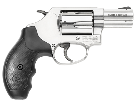 [022188624205] Smith  &  Wesson 162420 Model 60  357 Mag or 38 S&W Spl +P 5 Shot 2.12" Stainless Steel Barrel/Cylinder, Satin Finish Stainless Steel J-Frame, Exposed Hammer