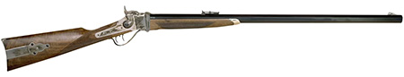[844234103294] Cimarron AS200 1874 Rifle From Down Under II 45-70 Gov 1rd 34" Blued Octagon Barrel, Color Case Hardened Rec, Walnut Furniture, Folding Leaf Sight, Double Set Trigger