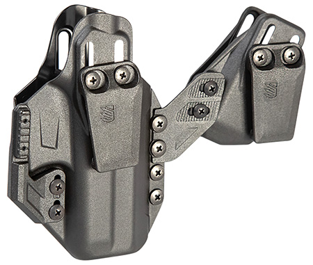 [604544684575] Blackhawk  Stache Premium Holster Kit IWB Black Polymer Belt Clip Fits Staccato P 4.4" Ambidextrous