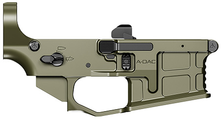 [817093023744] Radian Weapons R0391 A-DAC 15 Lower Receiver OD Green, Fully Ambi Controls, Talon 45/90 Safety, Ext. Bolt Catch, Left-Side Mag Release, Right-Side Bolt Release, Enhanced Takedown Pins
