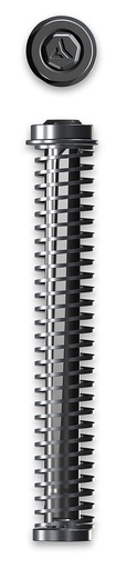 [810098420006] Radian Weapons AG19ROD Compressor Quick Tune Guide Rod Fits Glock 19 Gen1-5/19X/45, Includes 3 Springs (13lb/15lb/18lb)