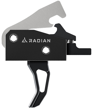 [817093027407] Radian Weapons ACC001 Vertex  Single-Stage, Curved Face, 3.50-4 lbs, Black, Fits AR-Platform