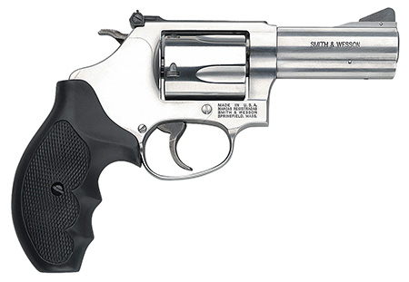 [022188624304] Smith  &  Wesson 162430 Model 60  357 Mag or 38 S&W Spl +P 5 Shot 3" Stainless Steel Barrel/Cylinder, Satin Stainless Steel J-Frame, Exposed Hammer, Polymer Grip