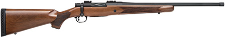 [015813281768] Mossberg 28176 Patriot Walnut 400 Legend 4+1 20" Fluted w/Recessed Match Crown, Blued Barrel/Rec, Walnut Stock, Spiral-Fluted Bolt, Adj. LBA Trigger, Weaver Scope Mount