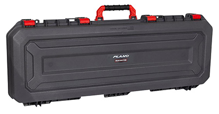 [024099016711] Plano PLA11842R All Weather 2 w/ Rustrictor Technology 42" Gray w/ Red Accents Dri-Loc Seal  &  Lockable Latches