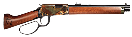 [727962708446] Heritage Mfg SML22LCH12 Settler Mare's Leg 22 LR 10+1 12" Black Oxide Barrel, Color Case Hardened Receiver, Light Stained Walnut Furniture, Buckhorn Sights