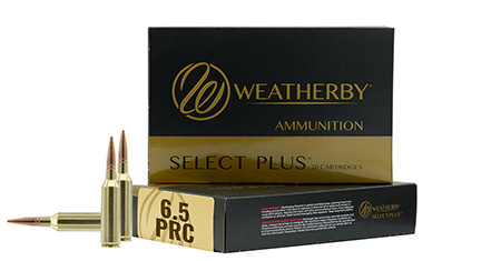 [747115452040] Weatherby M65PRC124HCB Select Plus  6.5PRC 124gr Hammer Custom 20 Per Box/10 Case