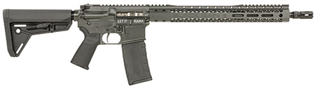 [681565230752] Black Rain Ordnance BROSSPSMK Spec 15+ SSP 5.56x45mm NATO 30+1 16", Smoke, 15" Slim M-LOK, Magpul Grip/Carbine Stock