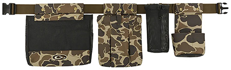 [659601184925] Drake Waterfowl DA1090016 Wingshooters Dove Belt Camo/Black Polyester Around the Waist Buckle Closure