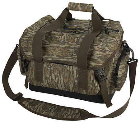[659601276194] Drake Waterfowl DA43000063 HND Blind Bag  Large Mossy Oak Bottomland Interior Storage Pockets, 3 Large Exterior Pockets, Carry Handles/Adj. Strap