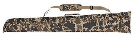 [659601755897] Drake Waterfowl DW3110016 Side-Opening Shotgun Case Exterior Choke Tube Pocket, Carry Handles/Adj. Strap, Hanging D-Ring