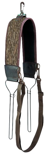 [659601005633] Drake Waterfowl DW4090006 Game Tote Over the Shoulder 2 Wire Loops, Mossy Oak Bottomland, Neoprene Shoulder Strap, Waist Strap