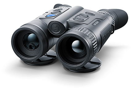 [810119012159] Pulsar PL77483 Merger LRF XQ35 Thermal Binocular Black 3-12x35mm 384x288, 50Hz Resolution Zoom 4x Features Laser Rangefinder