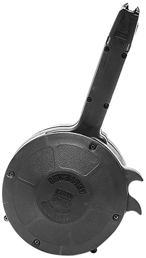 [851586008078] Kci Usa Inc KCIMZ027 Glock  50rd Drum 9mm Luger Black Polymer Fits Double Stack Glock