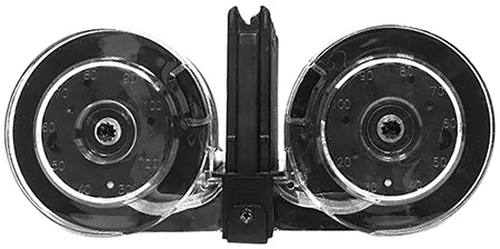 [851586008016] Kci Usa Inc KCIMZ001 AR-15  100rd Drum 5.56x45mm NATO Black Polymer