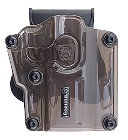 [672352016659] Bulldog MX003 Max Multi Fit OWB Transparent Smoke Polymer Paddle Mount