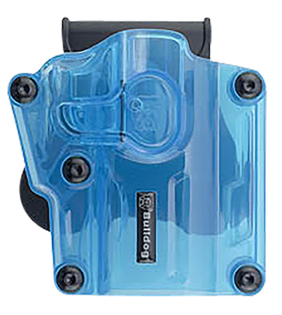 [672352016673] Bulldog MX005 Max Multi Fit OWB Transparent Blue Polymer Paddle Mount