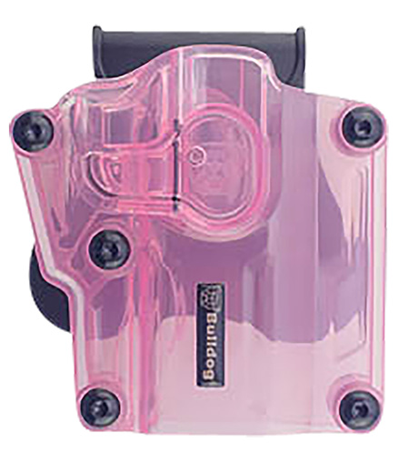 [672352016680] Bulldog MX006 Max Multi Fit OWB Transparent Pink Polymer Paddle Mount