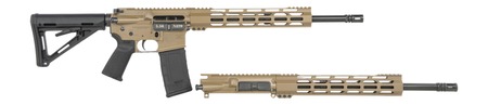 [810035752924] Diamondback DB1721K061 DB15 Combo 5.56x45mm NATO  &  300 Blackout 16" 30+1, FDE Carbon Rec/12" M-LOK Handguard, Black Magpul Carbine Stock  &  Grip, Includes 2 Uppers