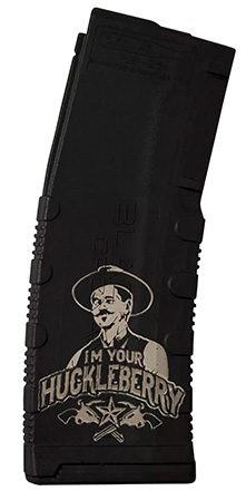 [681565224485] Black Rain Ordnance MAG30HUCKLEBERRY Magazine  30rd 223 Rem/5.56 NATO Huckleberry Engraving Fits AR-15 Platform