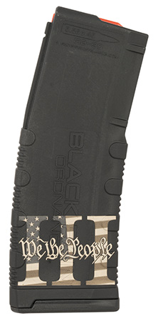 [681565224355] Black Rain Ordnance MAG303PERCENT Magazine  30rd 223 Rem/5.56 NATO We The People Engraving Fits AR-15 Platform