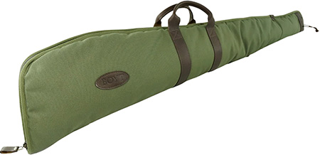 [617867137314] Boyt Harness GCRFUS48 Canvas Rifle Case 48" Green Waxed Canvas w/ Tanned Leather Accents Quilted Flannel Lining