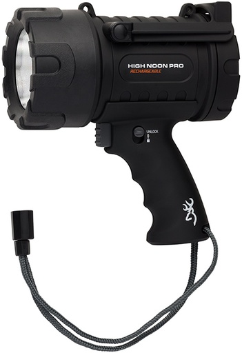 [023614842521] Browning 3717775 High Noon Pro USB Black 110-1400 Lumens White LED Polymer