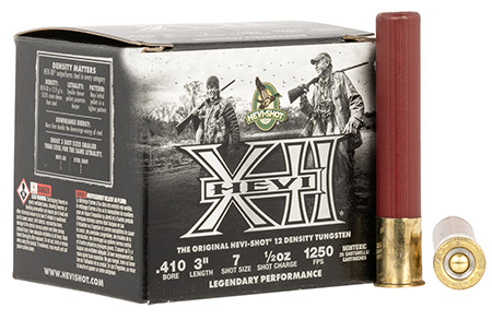 [604544695144] HEVI-Shot HS54107 HEVI-XII  410Gauge 3" Tungsten 7Shot 25 Per Box/5 Case