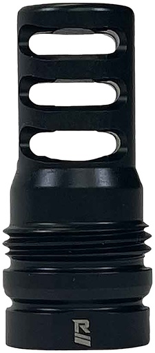 [850044499151] Rugged Suppressors MB024 3 Port Brake  338 Cal (8.6mm), 5/8"-24 tpi, Dual  Taper Locking System, Fits R.U.M. Mount