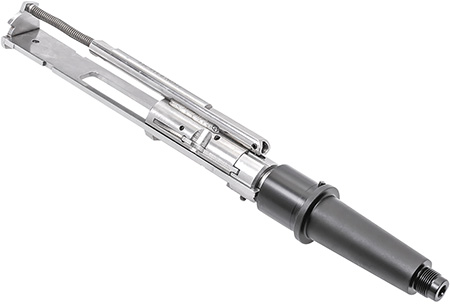 [815835016948] CMMG 22D5B6E Replacement Barrel Kit with Bolt Carrier Group, 22 LR 4.50" Threaded, Black Nitride Chromoly Steel, Fits AR-15/Mk4