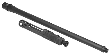 [810097502413] CMMG 57D0476 Replacement Barrel Kit with Bolt Carrier Group, 5.7x28mm 16.10" Threaded, Black, Radial Delayed Blowback, Fits AR-Platform