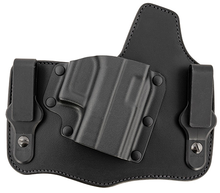[601299028524] Galco KT800RB KingTuk Deluxe IWB Black Kydex/Leather Fits Glock 43, UniClip, Right Hand