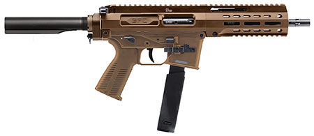 [840225710724] B & T Firearms BT500167ABCT SPC10  10mm Auto 30+1 8.90", Coyote Brown, Buffer Tube Brace, Polymer Grip, Tri-Lug Adapter (Glock Mag Compatible)