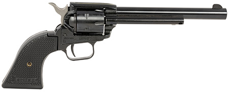 [727962709276] Heritage Mfg RR22B6PGHOL Rough Rider  22 LR 6 Shot, 6.50" Black Oxide Steel Barrel, Black Oxide Zinc Alloy Frame, Black Oxide Cylinder, Black Polymer Grip, Exposed Hammer
