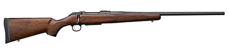 [806703077130] CZ-USA 07713 CZ 600 American ST2 6.5 Creedmoor 5+1 24" Threaded, Black Barrel/Rec, Walnut Stock, Adj. Trigger