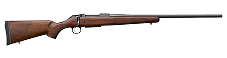[806703077116] CZ-USA 07711 CZ 600 American ST2 243 Win 5+1 20" Threaded, Black Barrel/Rec, Walnut Stock, Adj. Trigger