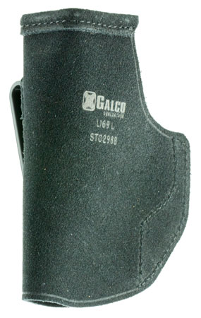 [601299800298] Galco STO298B Stow-N-Go  IWB Black Leather Compatible w/ Glock 29/30 Belt Clip Mount Right Hand