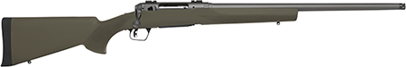 [011356580344] Savage Arms 58034 110 Trail Hunter 308 Win 4+1 22" Threaded/Medium Heavy Profile, Tungsten Gray Cerakote Barrel/Rec, OD Green Hogue Overmold Stock, Adj. AccuTrigger, Weaver Base