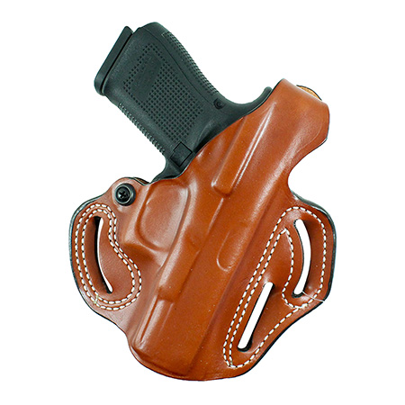 [792695374497] DeSantis Gunhide 001TA2XZ0 Thumb Break Scabbard OWB Tan Leather Belt Slide Fits Sig P365-XMACRO Right Hand
