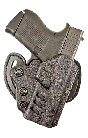 [792695272830] DeSantis Gunhide 042KAB2Z0 Facilitator  OWB Black Kydex Belt Slide Fits Glock 17/17 Gen5/22/31/47 Right Hand
