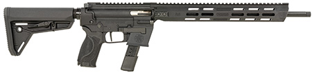 [022188894134] Smith  &  Wesson 13797 Response  9mm Luger 23+1 (2) 16.50" Threaded Steel Barrel, M-LOK Handguard, Interchangeable Backstrap Grip, Flat Face Trigger, Interchangeable FLEXMAG Mag Well Adapter (2)