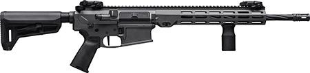 [680017496821] Maxim Defense MXM49682 MD10 L 308 Win 20+1 16" Fluted Barrel, Sniper Gray Cerakote Finish, M-LOK Handguard, Black Magpul Furniture, SL-K Stock, MVG Grip, MBUS Sights, Blackout Defense Flat Trigger